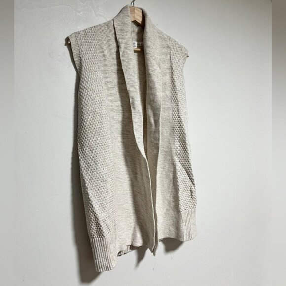 GAP Open Front Sleeveless Cardigan Vest - Women’s Small - Picture 2 of 10